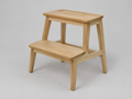 Two-Step Wooden Stool