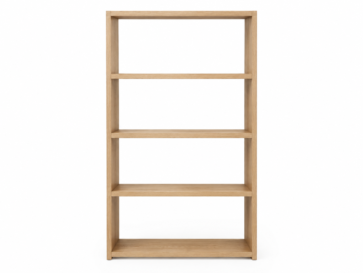 Compact Oak Bookshelf