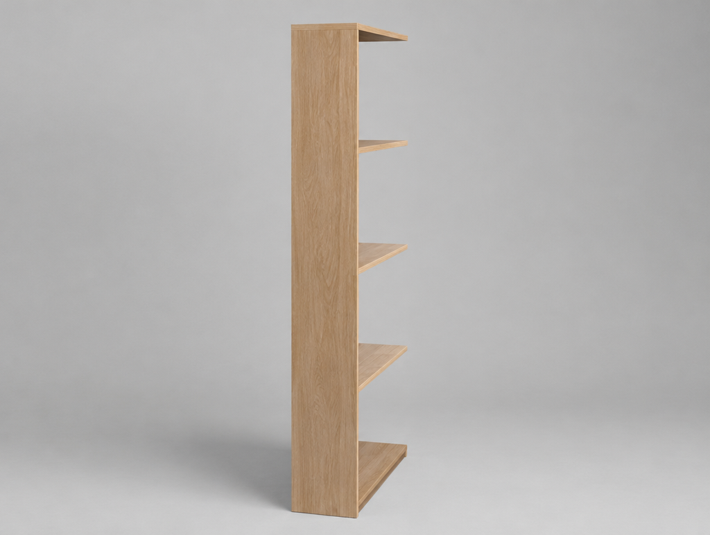 Compact Oak Bookshelf