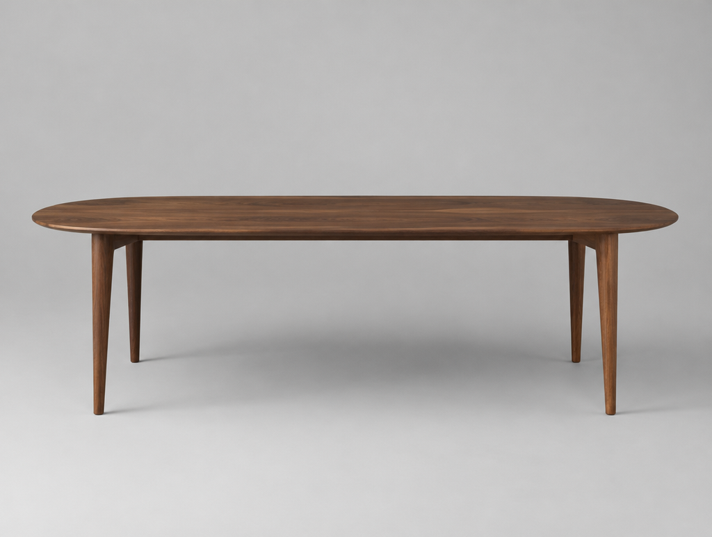 Oval Walnut Dining Table