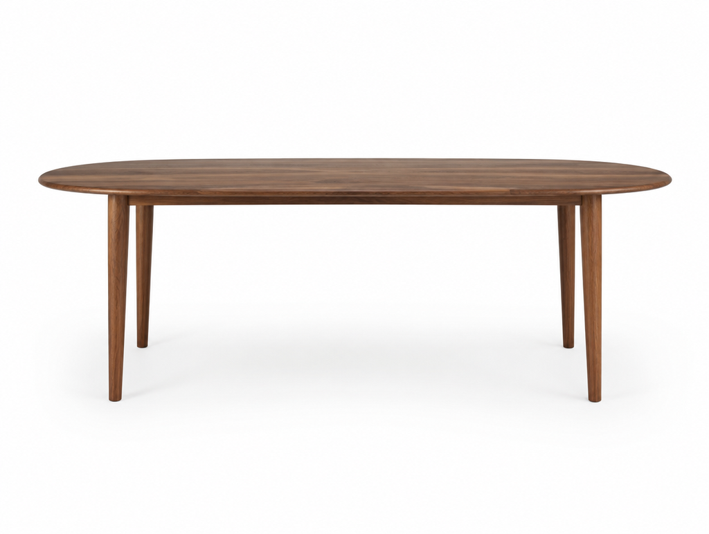 Oval Walnut Dining Table