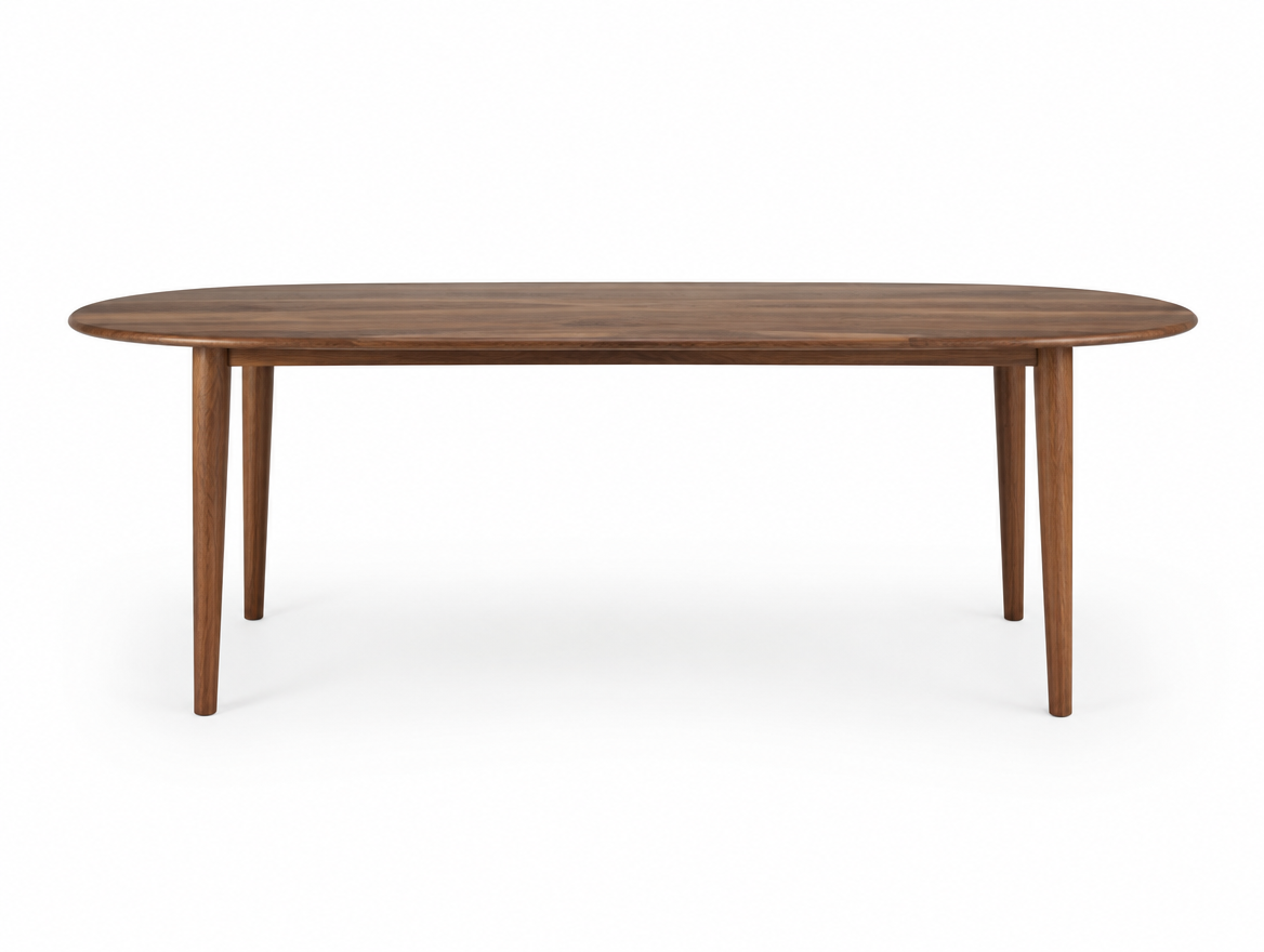 Oval Walnut Dining Table