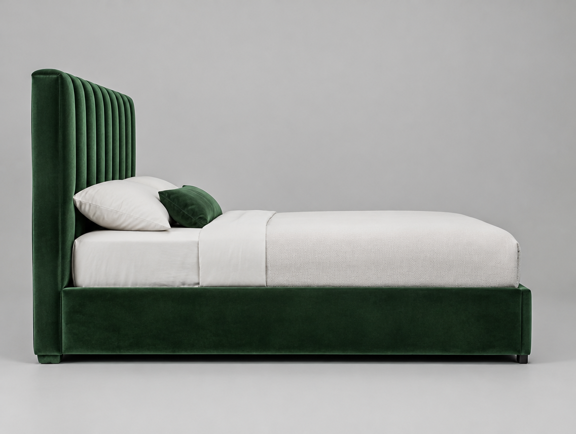Velvet King Bed Frame