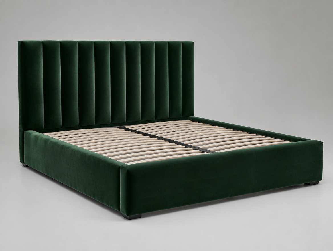 Velvet King Bed Frame