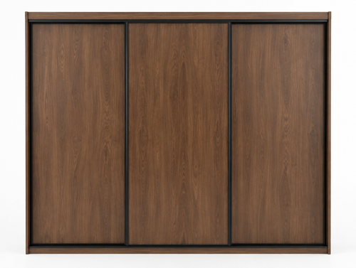 Grand Walnut Wardrobe System